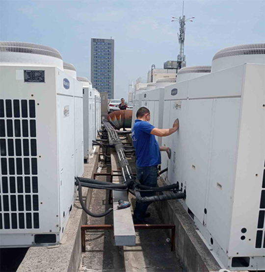 盐田中央空调制热和不制冷系统维修方法